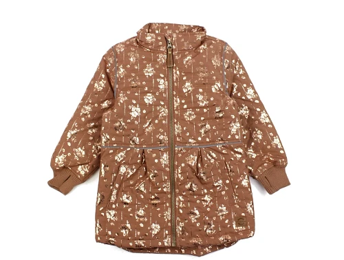 Mikk-line russet termojakke blomster